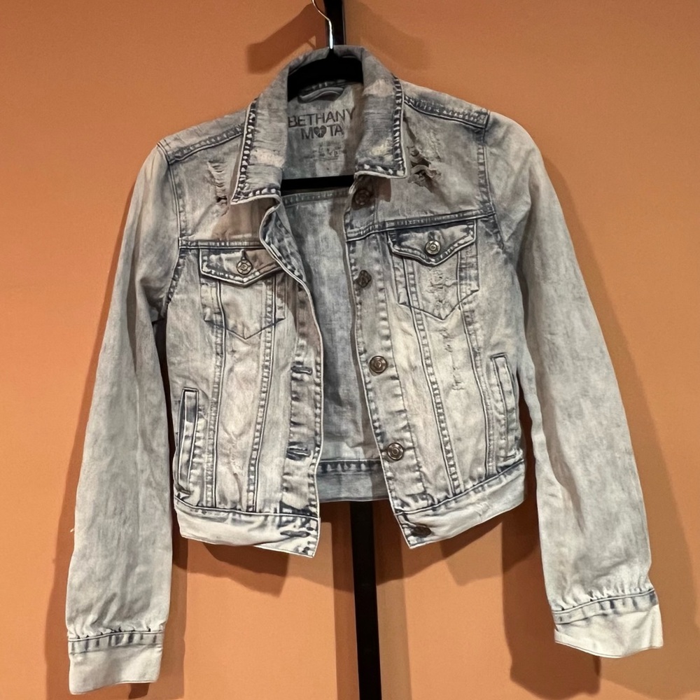 Bethany Mota Light Wash Jean Jacket